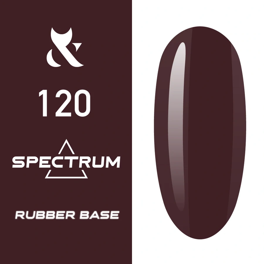 Кольорова каучукова база FOX Spectrum Rubber Base 120 чорна вишня, емаль 14 мл