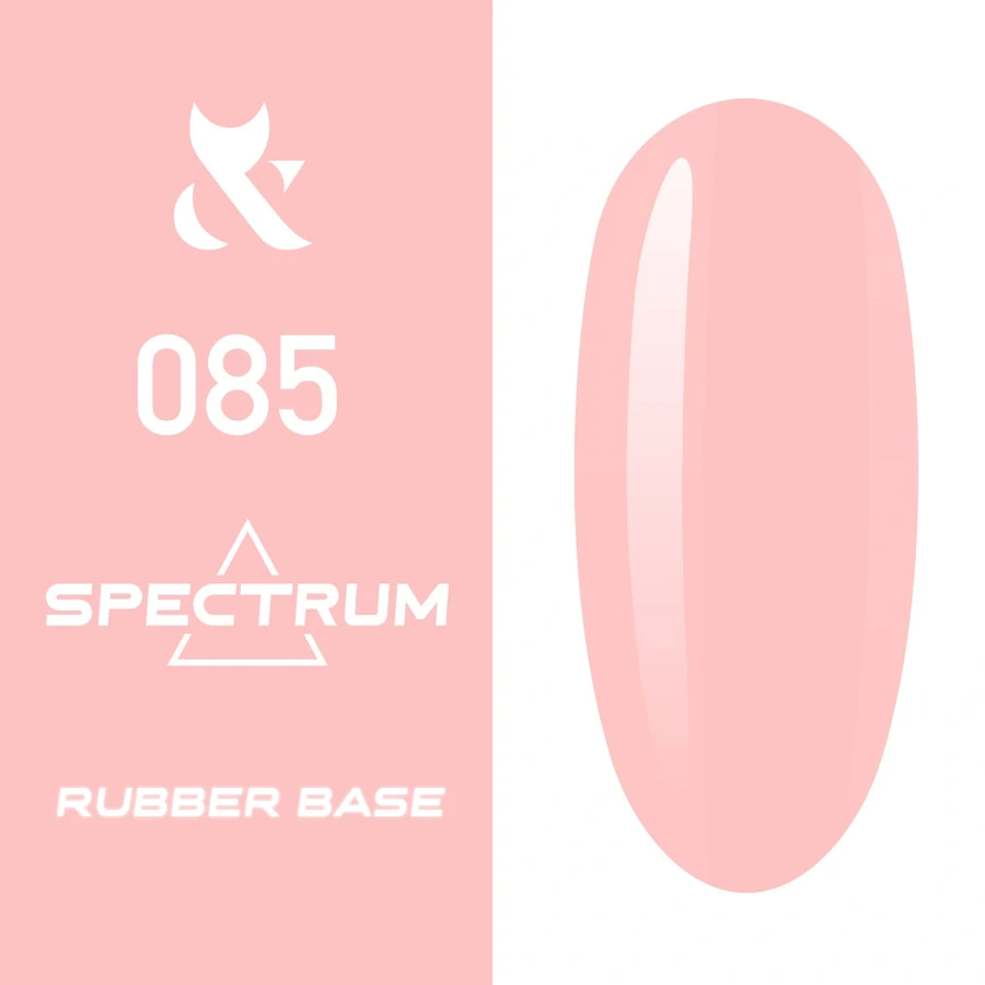 Кольорова каучукова база FOX Spectrum Rubber Base 085 м`яка рожева, емаль 14 мл
