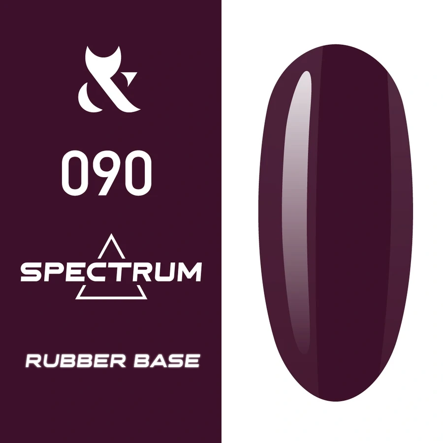 Кольорова каучукова база FOX Spectrum Rubber Base 090 фіолетове вино, емаль 14 мл