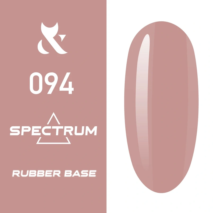 Кольорова каучукова база FOX Spectrum Rubber Base 094 рожево-коричневий, емаль 14 мл