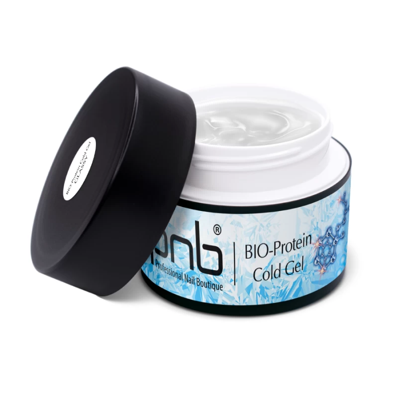 Холодний гель для нігтів із протеїном PNB BIO-Protein Cold Gel Glassy 50 мл