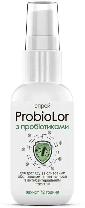 Пробіотичний спрей для горла та носа ABI ProbioLor Пробіотичний спрей з антибактеріальним ефектом 50 мл