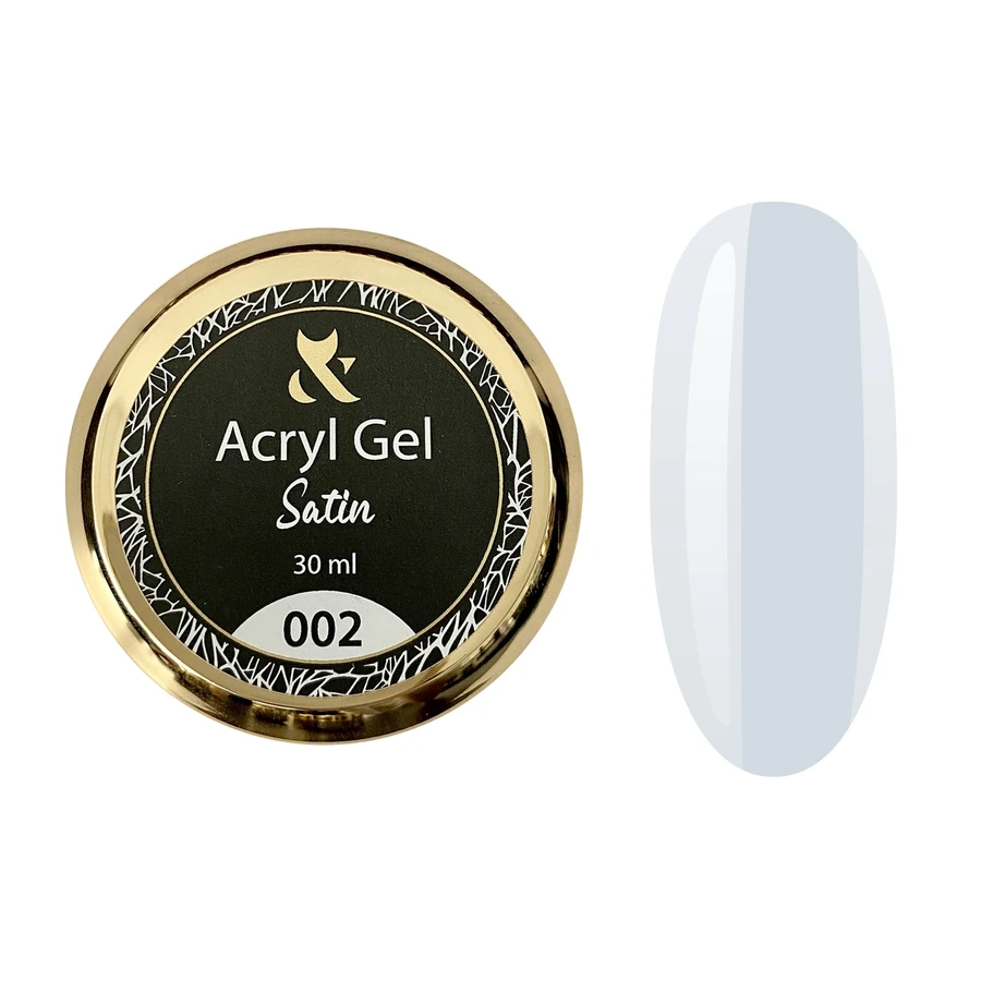 Акрил гель FOX Acryl Gel Satin 002 білий 30 мл