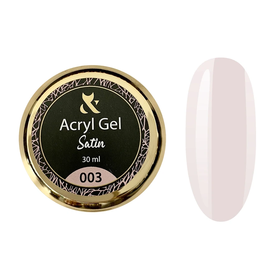 Акрил гель FOX Acryl Gel Satin 003 рожевий 30 мл