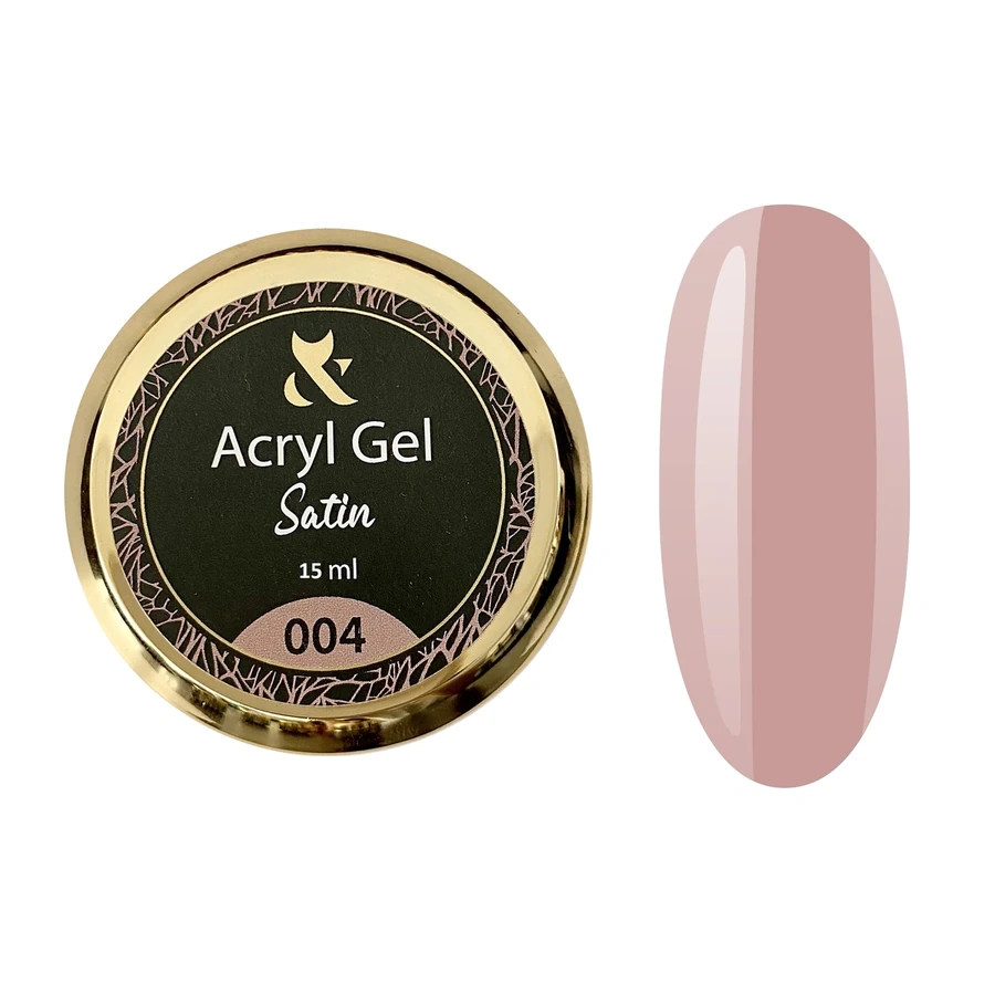 Акрил гель FOX Acryl Gel Satin 004 нюдовий 15 мл