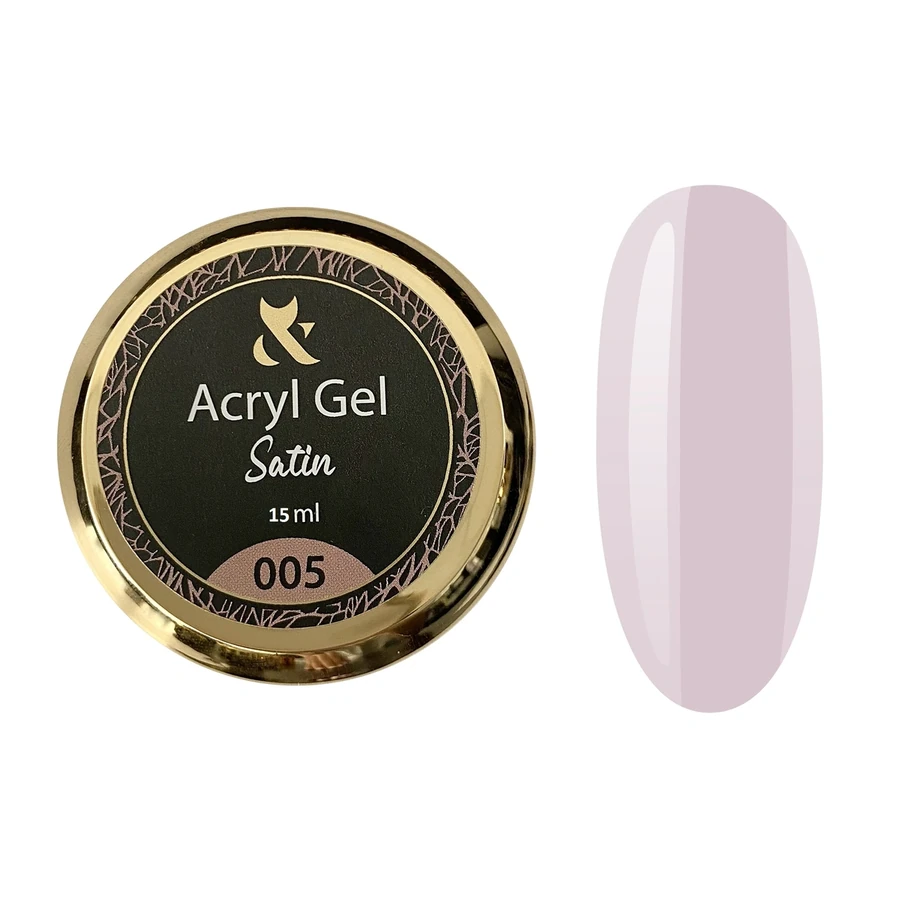 Акрил гель FOX Acryl Gel Satin 005 лавандовий 15 мл