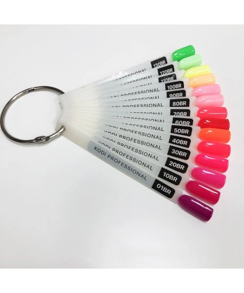 Палітра відтінків гель-лаків колекції Bright Kodi Gel Polish Pallete Bright Collection
