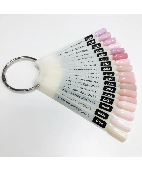Палітра відтінків гель-лаків колекції Milk Kodi Gel Polish Pallete Milk Collection