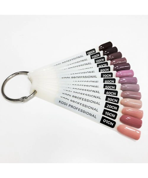 Палітра відтінків гель-лаків колекції Capuccino Kodi Gel Polish Pallete Capuccino Collection