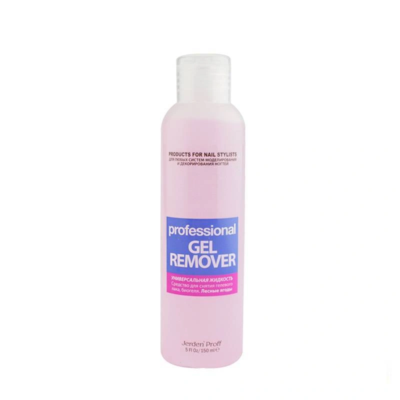 Рідина для зняття гель лаку, біогеля Лісові ягоди Jerden-Proff Forest Berries Gel Remover 150 мл