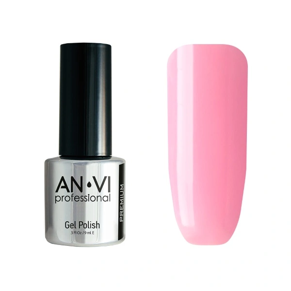Гель-лак ANVI №039 Dreamy Cyclamen світло-рожевий, емаль 9 мл