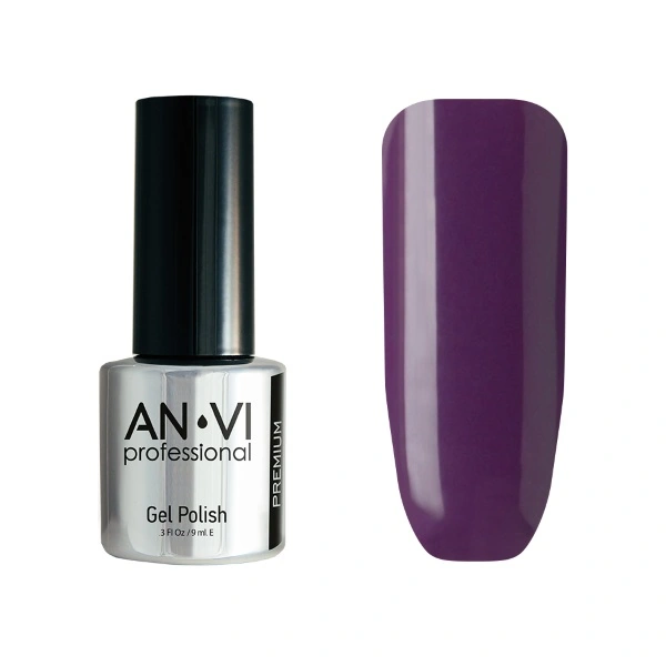 Гель-лак ANVI №051 Provence Grape фіолетовий, емаль 9 мл