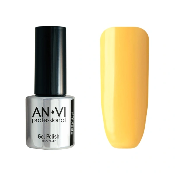 Гель-лак ANVI №054 Acid Sunshine жовтий, емаль 9 мл