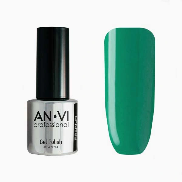 Гель-лак ANVI №070 Mountain Mint бірюзово-м`ятний, емаль 9 мл