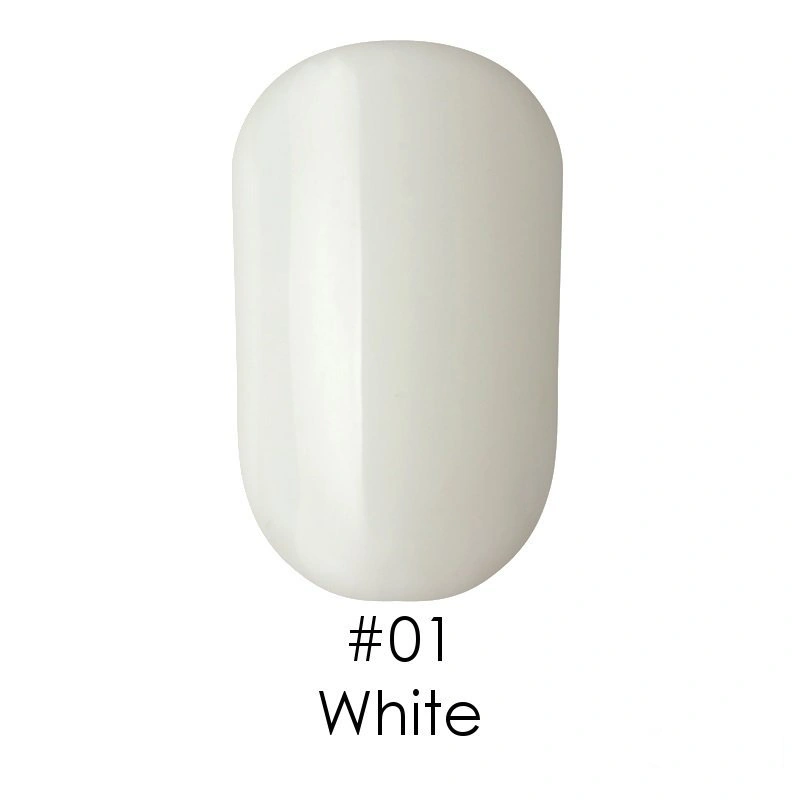 Гель-лак Naomi Gel Polish №01 White білий, емаль 6 мл