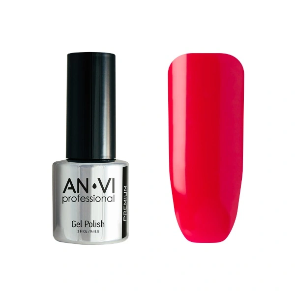 Гель-лак ANVI №093 Amour Arrow червоний, емаль 9 мл