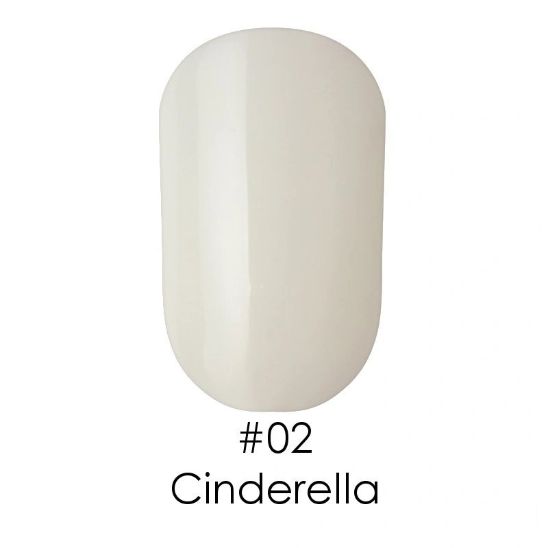 Гель-лак Naomi Gel Polish №02 Cinderella напівпрозорий молочний, емаль 6 мл
