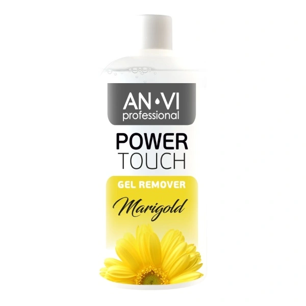 Засіб для зняття гель-лаку та акрилу ANVI Power Touch Gel Remover Marigold календула 500 мл
