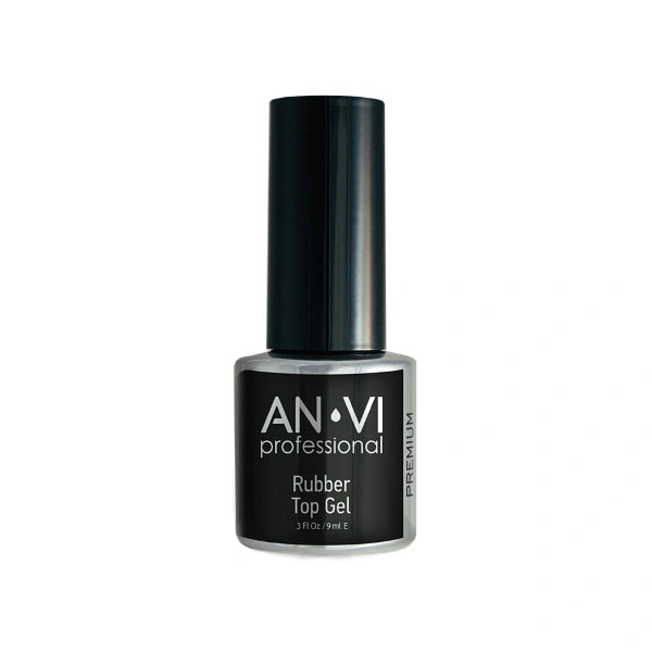 Каучуковий закріплювач для гель-лаку ANVI Rubber Top Gel 9 мл
