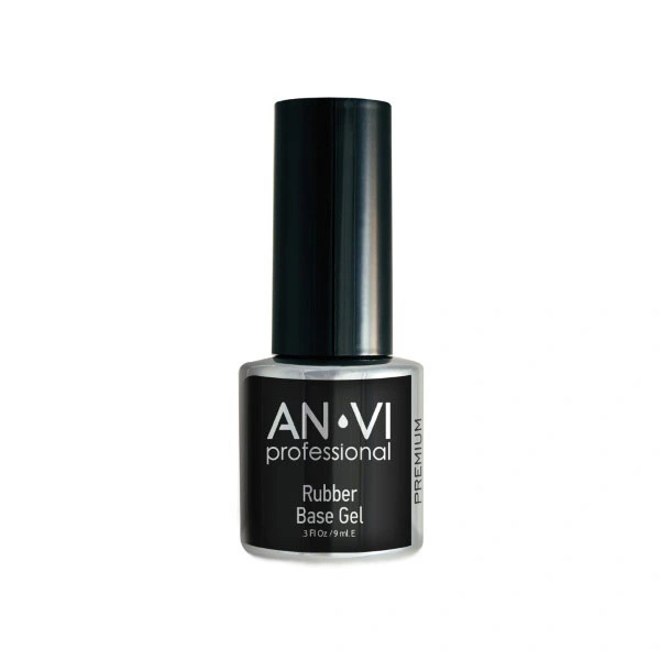 Каучукове базове покриття для гель-лаку ANVI Rubber Base Gel 9 мл
