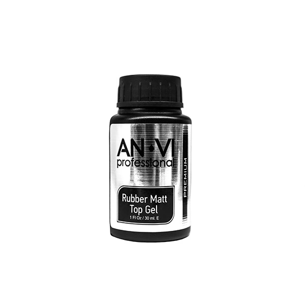 Закріплювач матовий для гель-лаку ANVI Rubber Matt Top Gel 30 мл