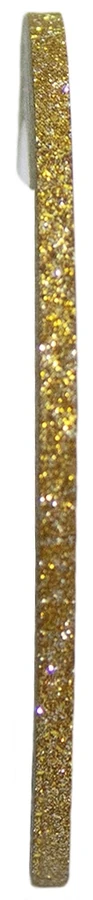 Стрічка для дизайну ANVI Holographic Nail Strips (Gold Sparkles) золота з блискітками 2 мм