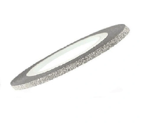 Стрічка для дизайну ANVI Holographic Nail Strips (Silver Sparkles) срібло з блискітками 2 мм