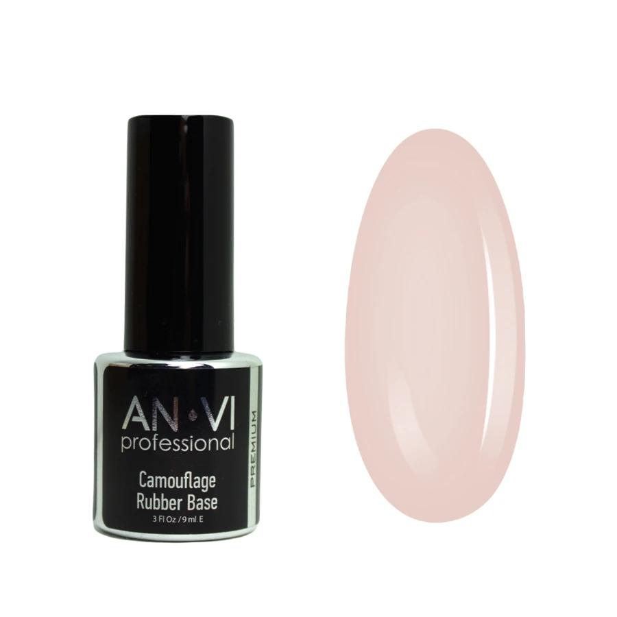 Кольорова камуфлююча база ANVI Camouflage Rubber Base №07 Savory Cream 9 мл