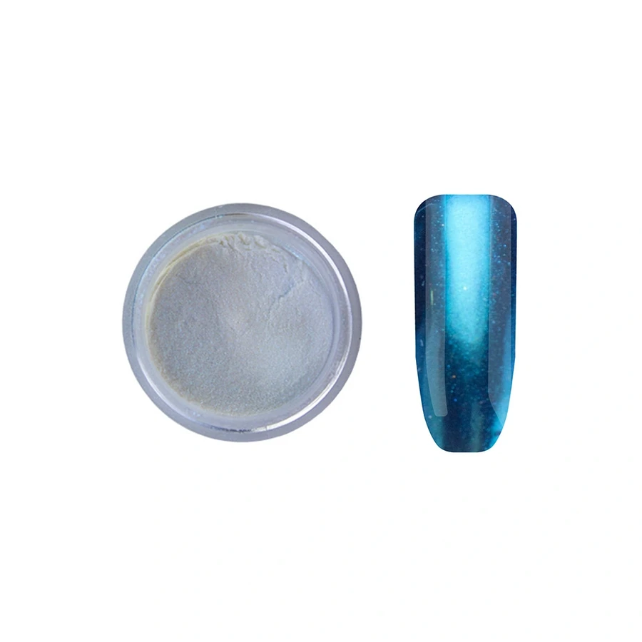 Дзеркальна пудра ANVI Mirror Powder №06 Teal Rhapsody бірюзово-синя 1,2 г
