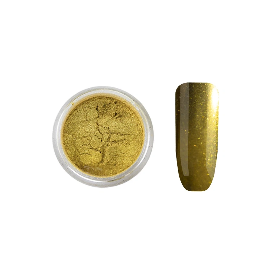 Дзеркальна пудра ANVI Mirror Powder №03 Gold Rush золото 1,2г