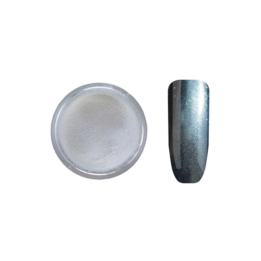 Дзеркальна пудра ANVI Mirror Powder №01 Lithium Addiction сірий літій 1,2 г