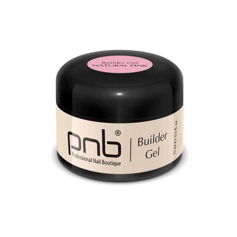 Моделюючий гель PNB UV/LED Builder Gel Natural Pink натуральний рожевий 15 мл