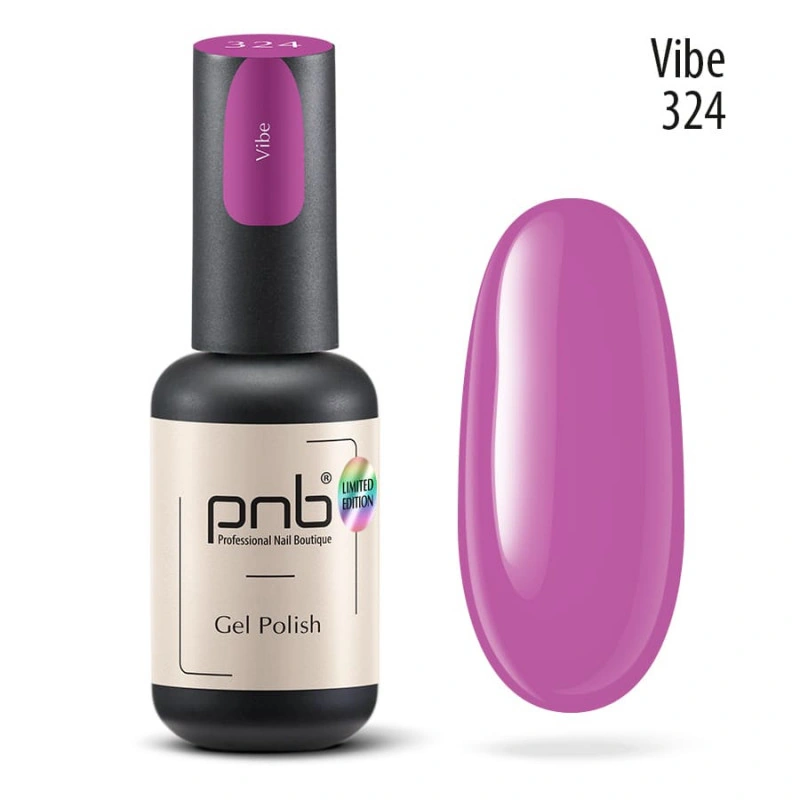 Гель-лак PNB №324 Vibe фукія, емаль 8 мл