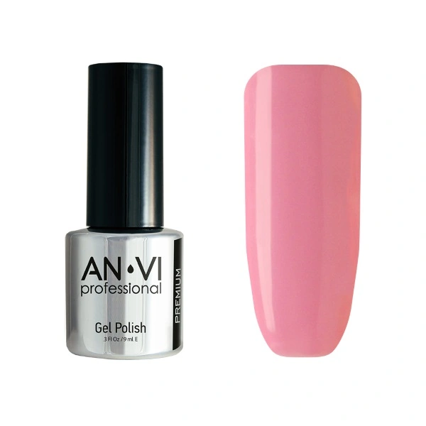 Гель-лак ANVI №131 Pink Sweetness темно-рожевий, емаль 9 мл