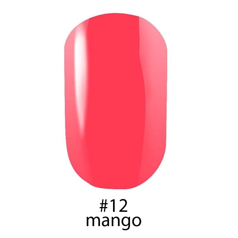 Гель-лак Naomi Gel Polish №12 Mango манго, емаль 6 мл
