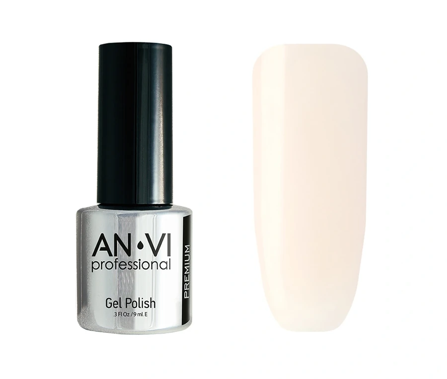 Гель-лак ANVI №156 Miami Side молочний френч, емаль 9 мл
