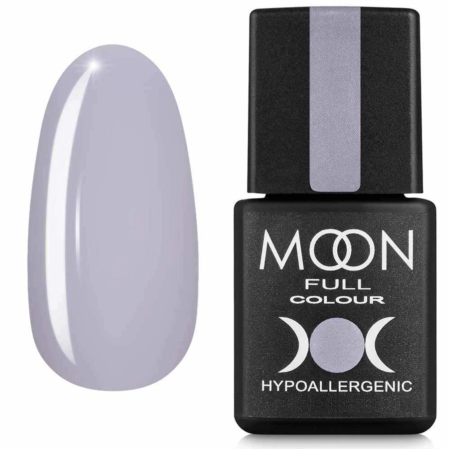 Кольорова база для гель-лаку MOON FULL Barbie Color Rubber Base №10 ніжно-ліловий, емаль 8 мл