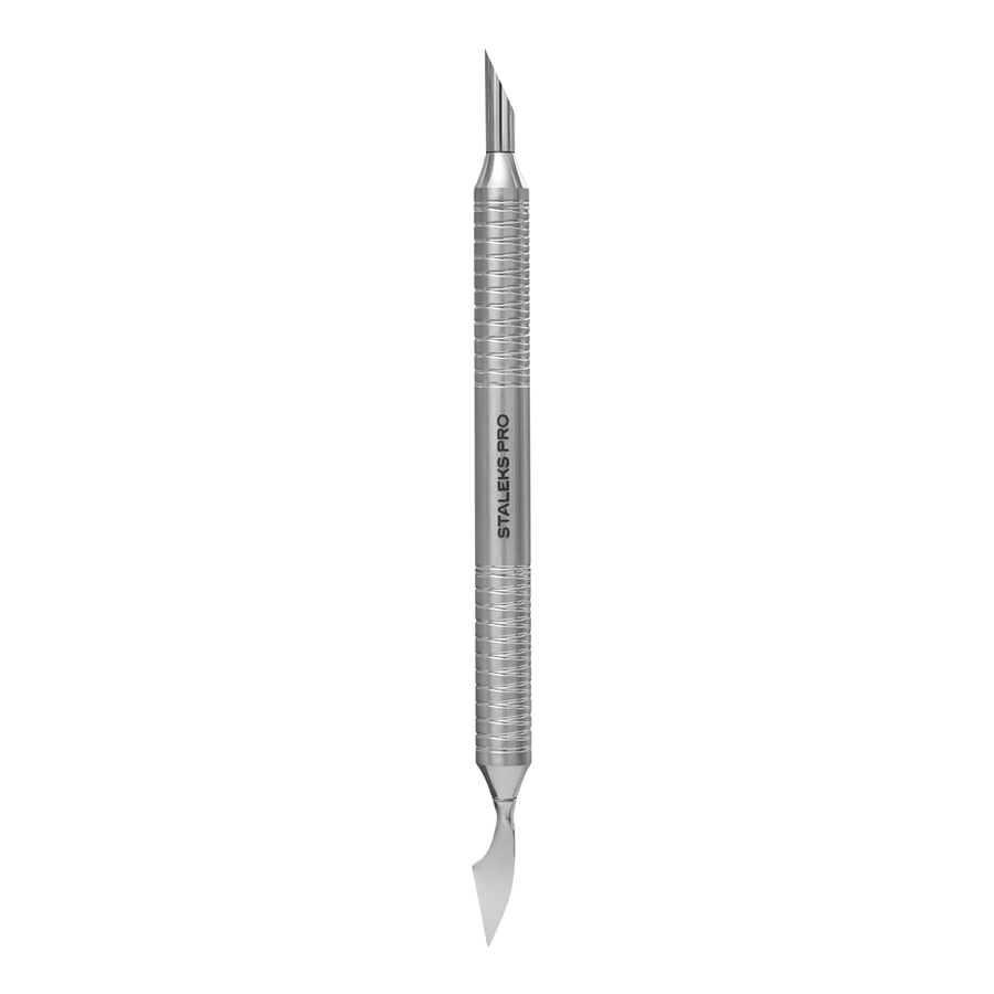 Лопатка манікюрна Staleks PRO EXPERT 100 TYPE 1 сокирка + скошений пушер
