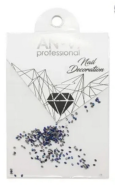 Камінці піксі ANVI Swarovski MIX Blue №16 синій, мікс 200 шт