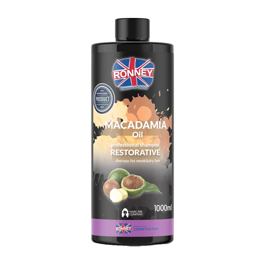 Шампунь зміцнюючий Ronney Macadamia Oil Restorative Shampoo макадамія 1000 мл