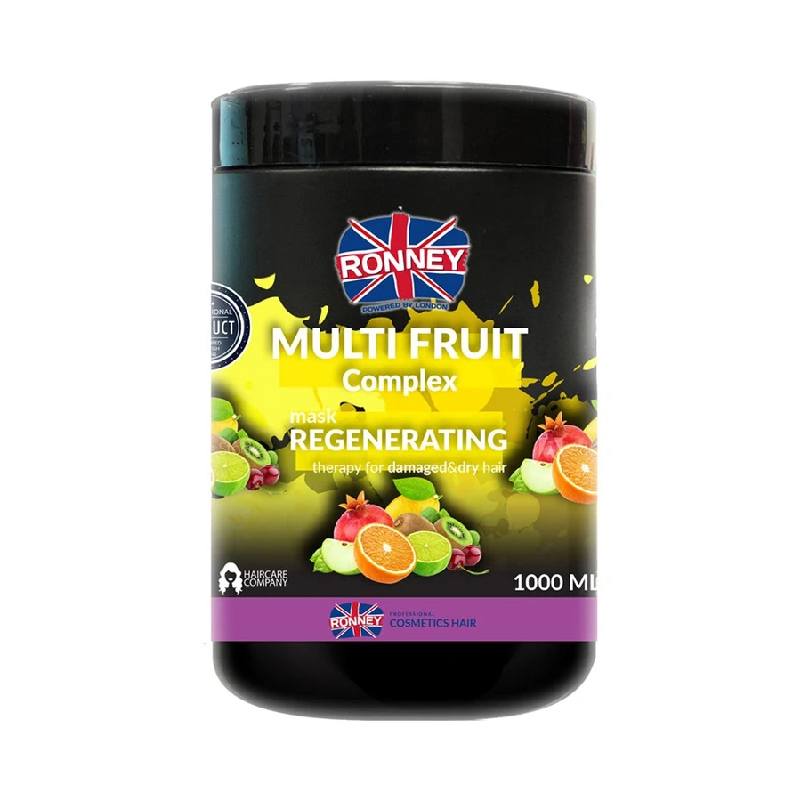 Маска для сухого та пошкодженого волосся Ronney MULTI FRUIT COMPLEX Маска регенеруюча для сухого та пошкодженого волосся 1000 мл