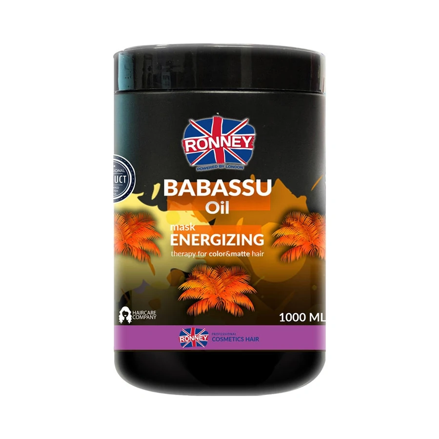 Маска для фарбованого волосся Ronney Babassu Oil Hair Mask Energizing 1000 мл