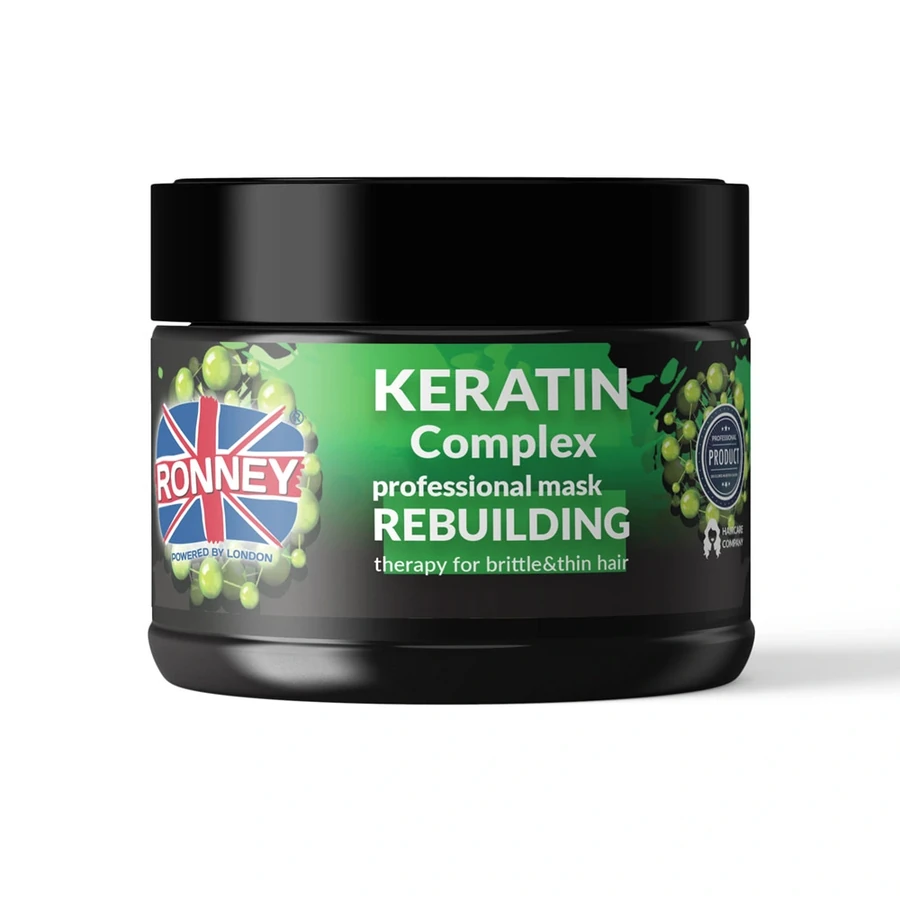 Маска для тонкого та ламкого волосся Ronney KERATIN COMPLEX Маска кератинова для тонкого та ламкого волосся 300 мл
