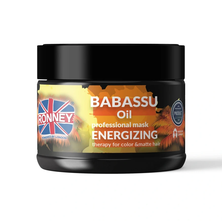 Маска для фарбованого волосся Ronney Babassu Oil Hair Mask Energizing 300 мл