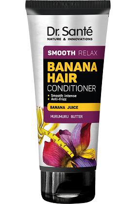Бальзам для волосся безсульфатний Dr.Sante Banana Hair Balm з ароматом банана 200 мл