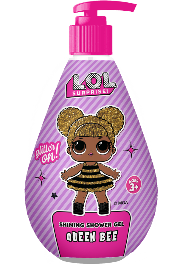 Дитячий гель для душу сяючий L.O.L. SURPRISE! Shining Shower Gel Queen Bee кавун 300 мл