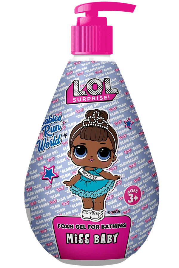 Дитяча пінка-гель для ванн L.O.L. SURPRISE! Foam Gel для Bathing Miss Baby персик 500 мл
