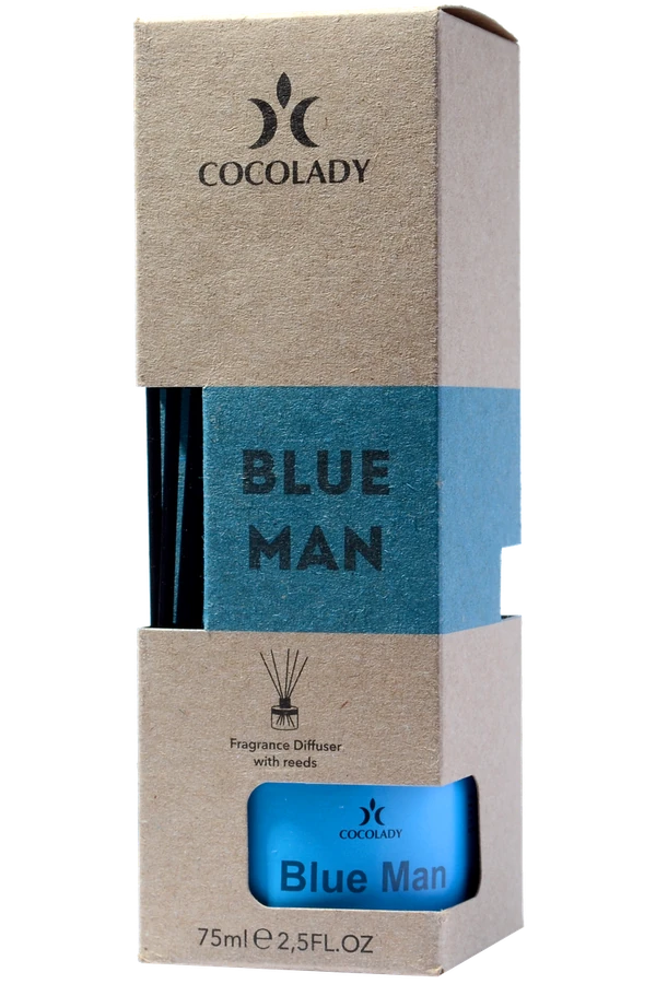 Ароматизатор для дому COCOLADY Fragrance Diffuser with Reeds Blue Man фужерний, пряний аромат 75 мл