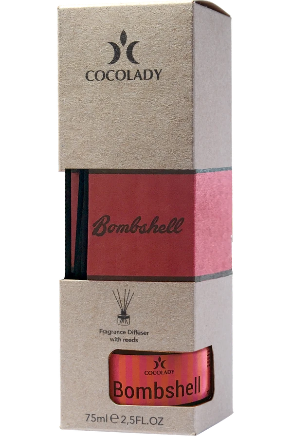 Ароматизатор для дому COCOLADY Fragrance Diffuser with Reeds Bombshell фруктовий аромат 75 мл