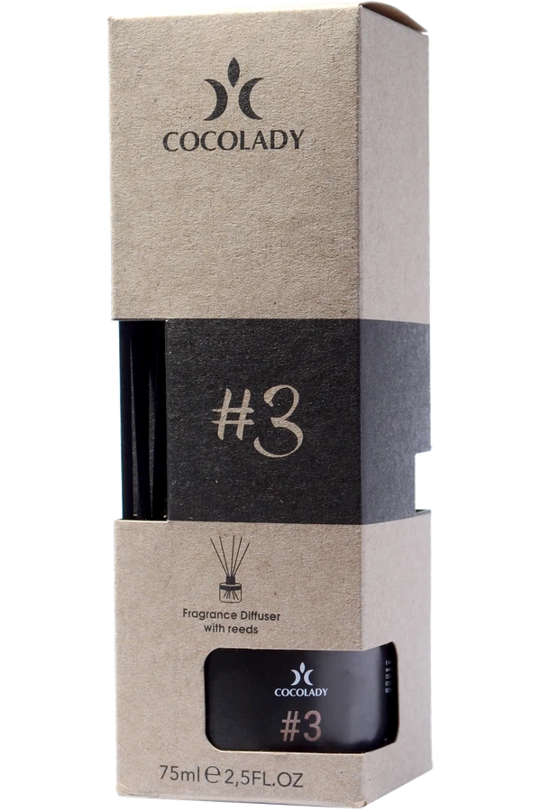 Ароматизатор для дому COCOLADY Fragrance Diffuser with Reeds №3 акватичний, квітковий аромат 75 мл